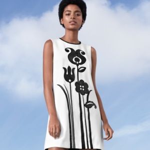Victoria Beckham Black White Mode Tulip dress 💃🏻
